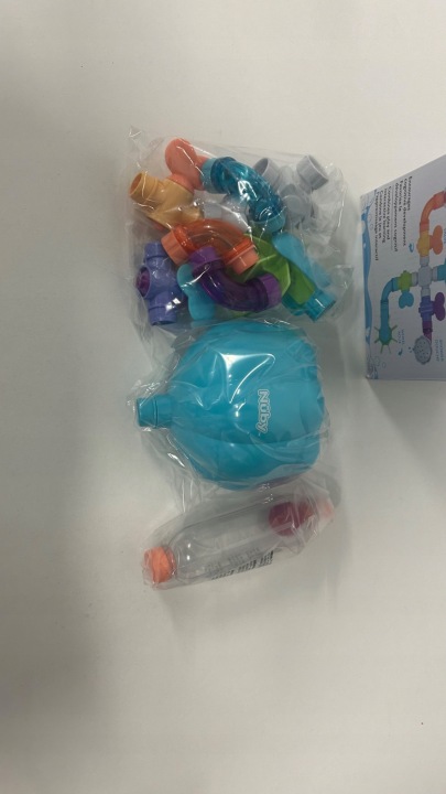 Nuby Wacky Waterworks іграшка для купання змії і клапани для дітей — фото 3