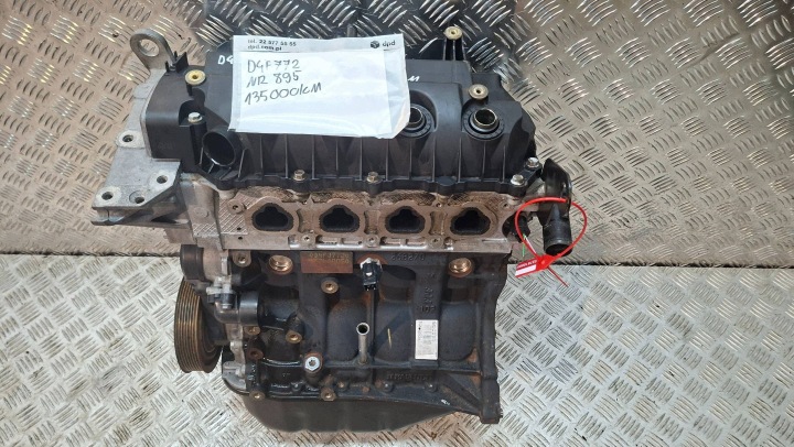 engine D4F772 RENAULT CLIO III MODUS TWINGO II 1.2 16V 135000 PRZEBIEGU