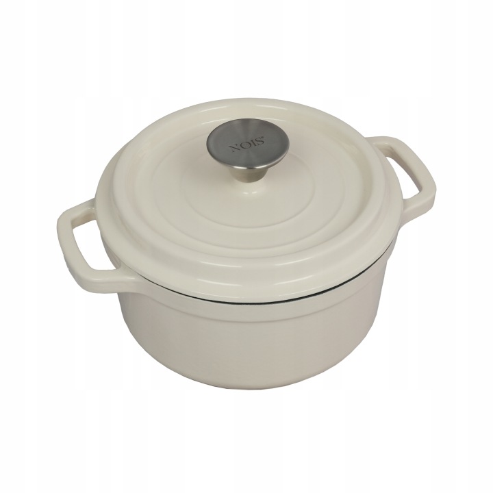 Hrnec litinový, krémový 28 cm Nois Tierra 5,6 l