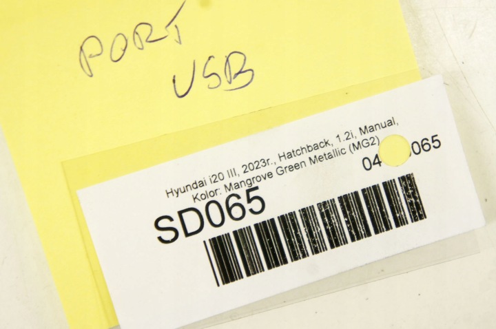 SD065 Prise Hyundai I20 III port USB 84644Q0100 7