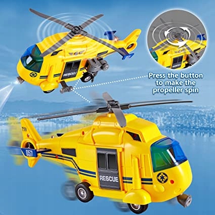 Helikopter рятувальний зі світлом і звуком Hersity 3 л+ P11C212 — фото 7