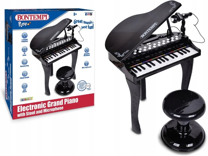 BONTEMPI 10 3030: піаніно електроніка 32 TASTI з мікрофон E SGABELLO — фото 2
