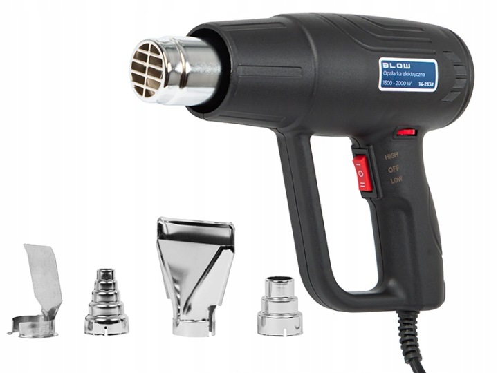 Horkovzdušná Pistole 2000 W 300-600 stupňů