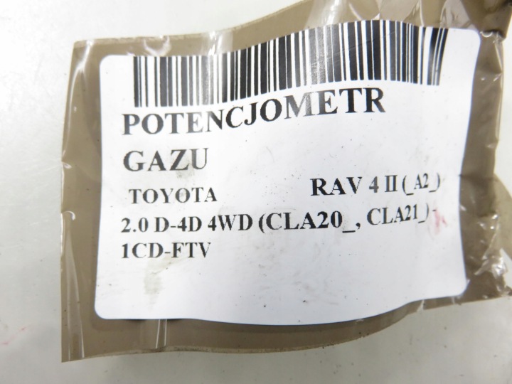 POTENCEJOMETR GAS TOYOTA RAV 4 II 2.0 D-4D 8928133010 7