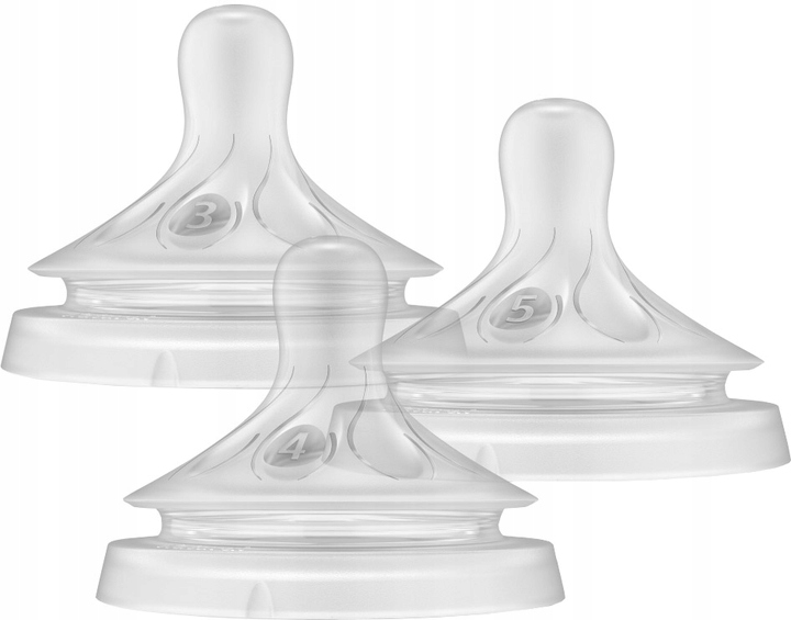PHILIPS AVENT набір сосок для пляшки NATURAL RESPONSE 1 міс.+ 3 міс.+ 6 міс.+ — фото 2