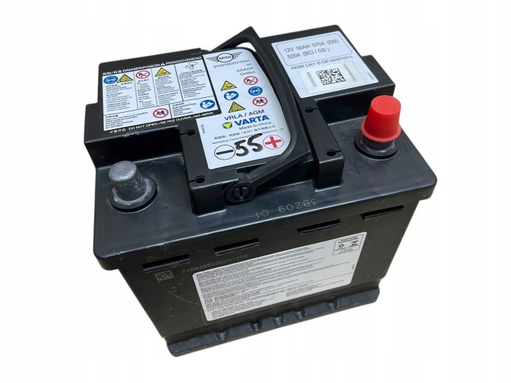Batterie AGM START-STOP 12V 50AH 570A MINI 2023R Original