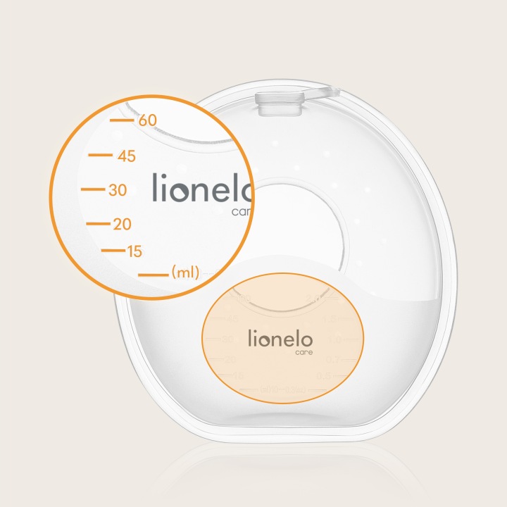Колектор для молока Мушлі Лактаційні HANDS-FREE 2x60 мл Lionelo Milky Simple — фото 2