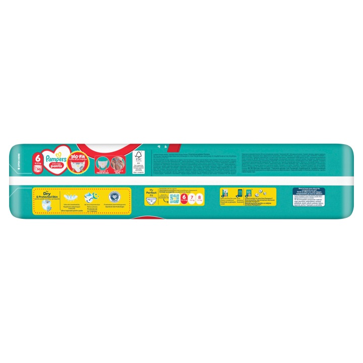 Pampers Active Baby Штани 6, 50 ks — фото 3