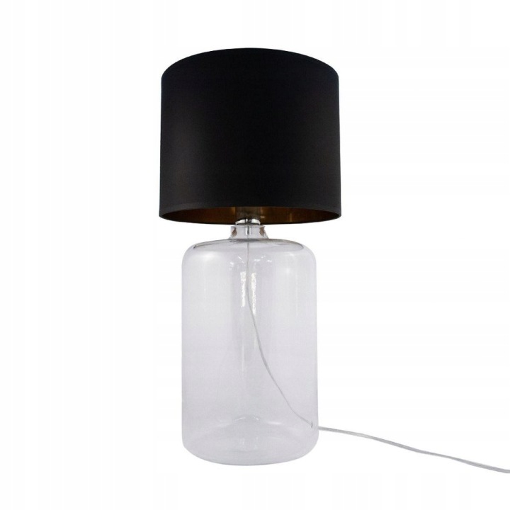 Stolní lampa Noční Černá Zlatá E27 Amarsa Moderní Zuma Line