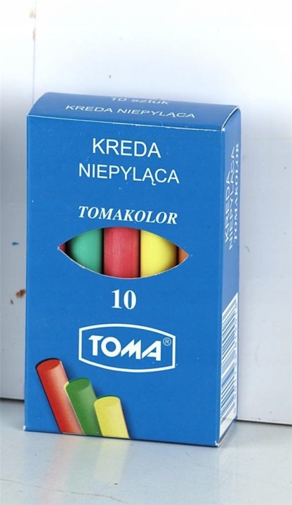 Крейда кольорова TOMA 10 шт.