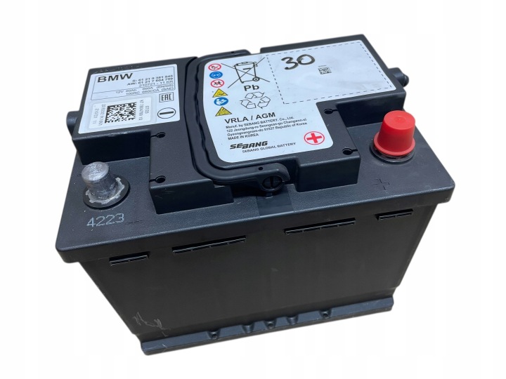 AKUMULATOR AGM START-STOP 12V 60AH 660AH BMW 2023R Original