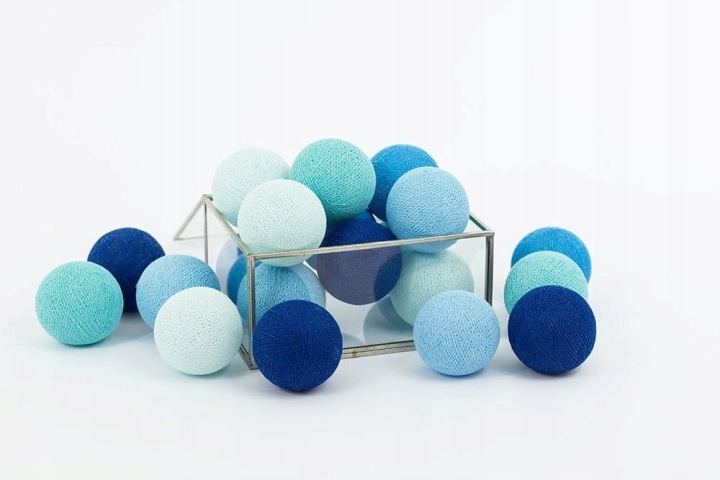 Набір лампочок Cotton Balls Синій 20 куль