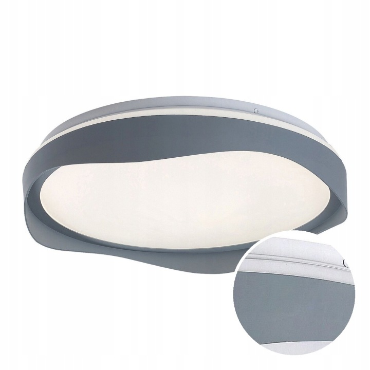 stropní svítidlo Led 40W Šedá Stropní Svítidlo 4000K 1850lm Moderní Israh Rabalux