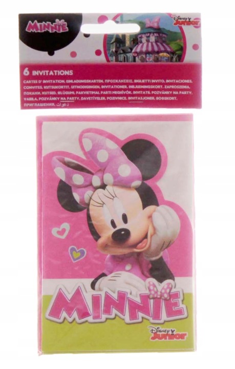 Запрошення Мишка Міні Minnie Happy Helpers 6 шт. — фото 6