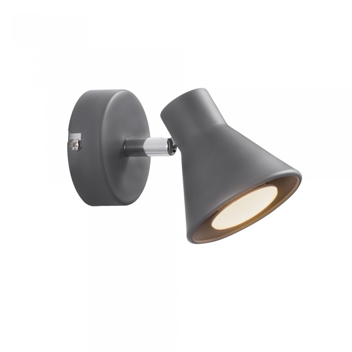 Spot Reflektorová nástěnná lampa Šedá GU10 35W Pohyblivá Moderní Eik Nordlux