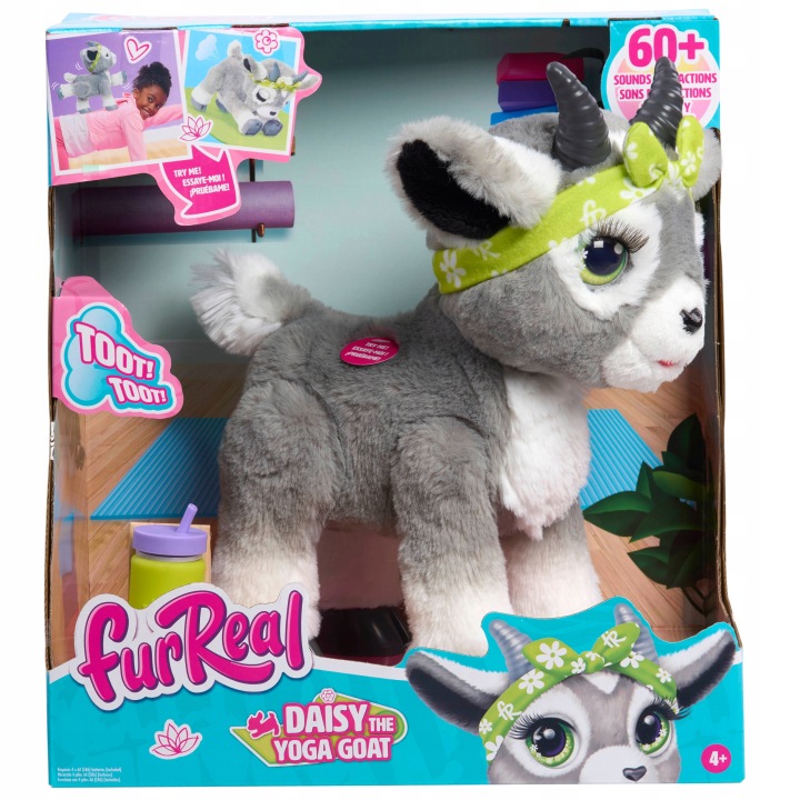 Just Play FurReal Daisy інтерактивна плюшева коза йогиня 29 см для 4 (виставковий) — фото 2