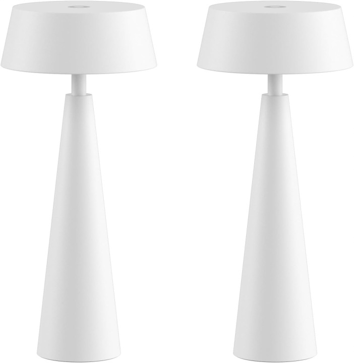 Sada 2 bezdrátových stolních lamp s dotykovým ovládáním 3000K-6000K