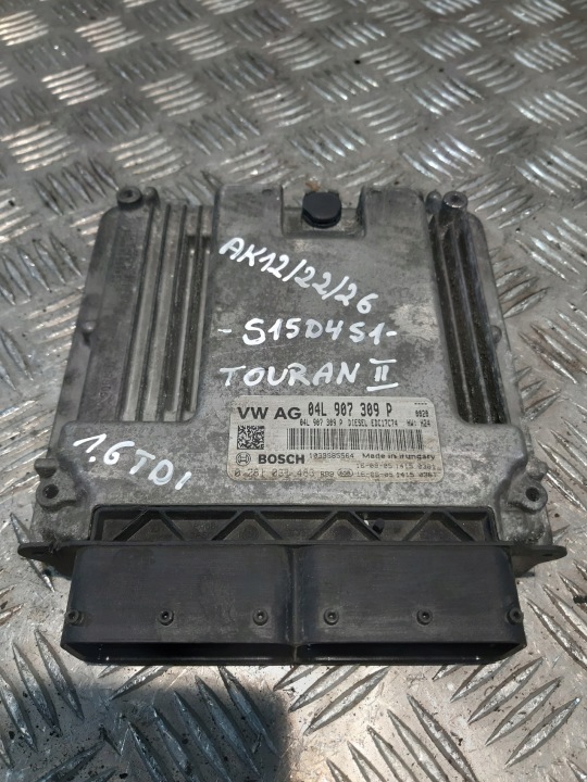 Bedienteil Computer DES MOTORS VW TOURAN II 1.6 TDI BOSCH 04L907309P