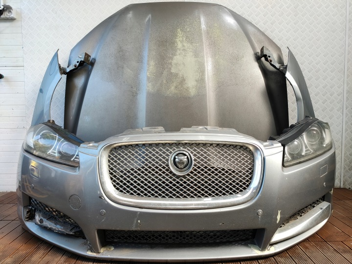 JAGUAR XF X250 LIFT 11-15 front KPL bonnet bumper tension belt lights fenders LJZ