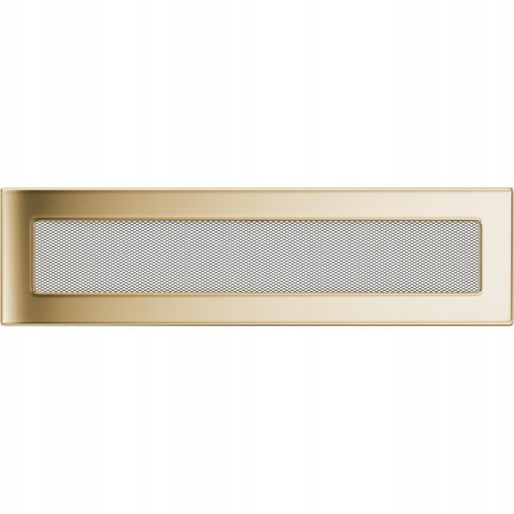 Ventilační mřížka do krbu 11x42 pozlacená