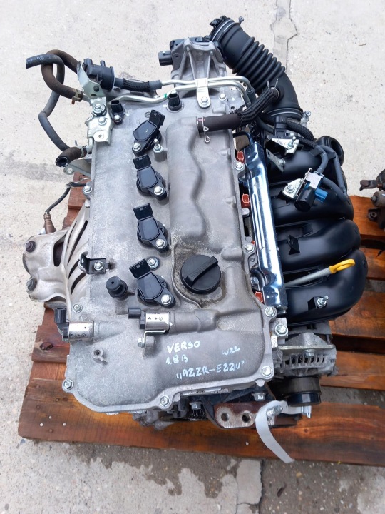 motor TOYOTA VERSO 1.8 16V A2ZR-E22U VALVE 2ZR-FAE 166.839 KM OSPRZET EU