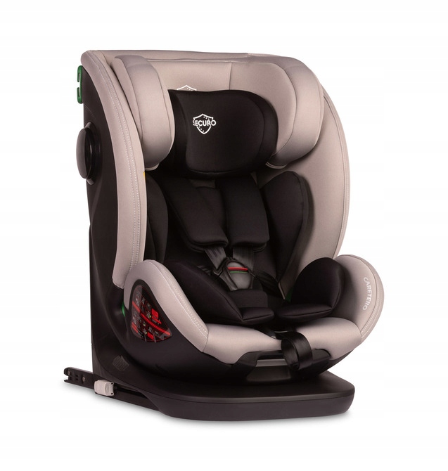 Caretero Securo крісло i-Size 40-150 см поворотний 360° світло-сірий