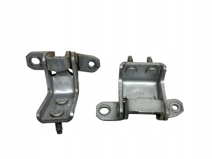 OPEL AGILA B SUZUKI SPLASH Cerniera PORTA Portiera sinistra posteriore KOMPLET SREBRNY
