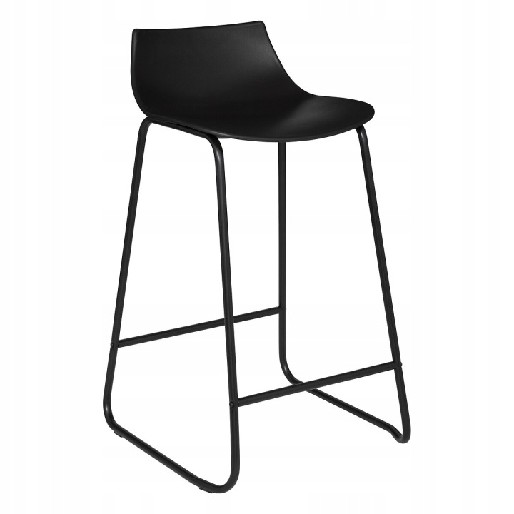Barová židle k desce 90 cm Otac, černá