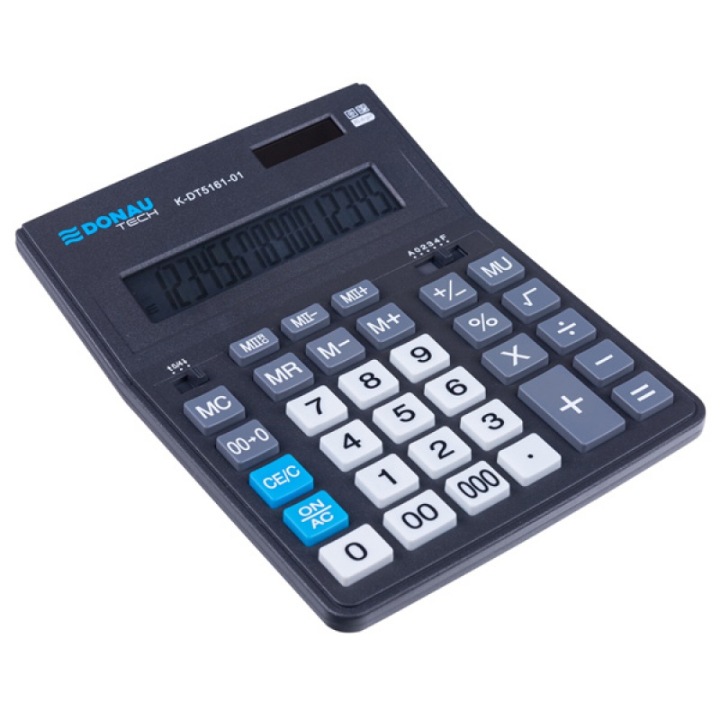 Калькулятор офісний OFFICE CI-CDB1601BK 16-цифр — фото 2
