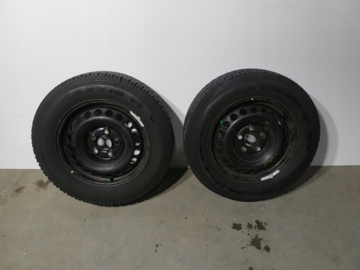 2X RUOTE CERCHI PNEUMATICI, GOMME 7H0601027D VW T5 T6 205/65/R16C 2017R