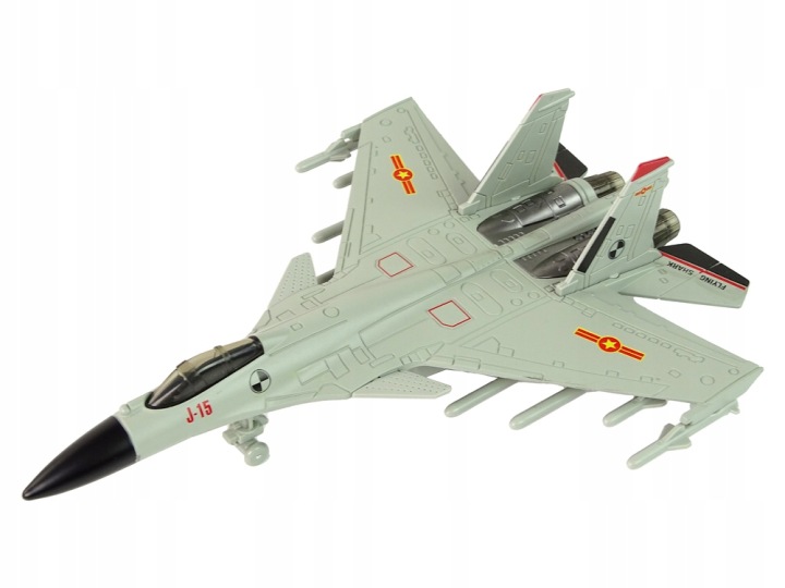Samolot мисливський з інерційним приводом 1:72 сірий Lean Toys — фото 3