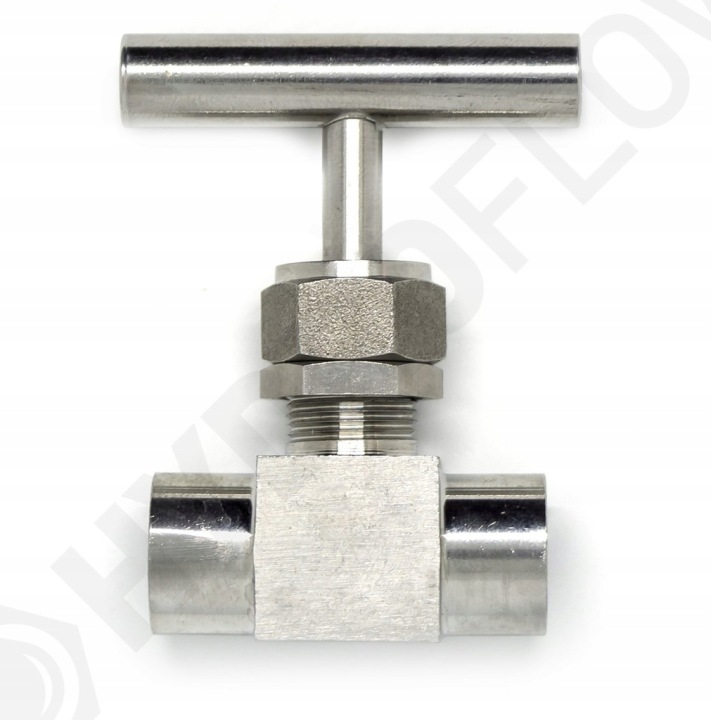 Panelový škrtící jehlový ventil Gw 1/2" Kv0,2 64bar SS304 nerezový