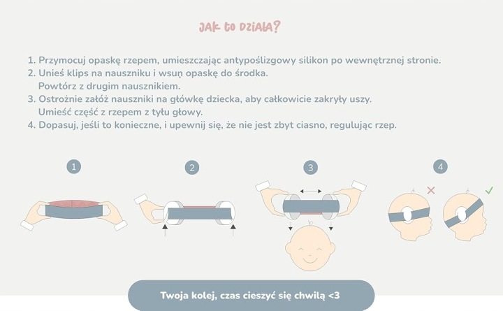 Захисні Навушники для Немовлят: Навушники Шумопоглинальні до 34 dB, — фото 5