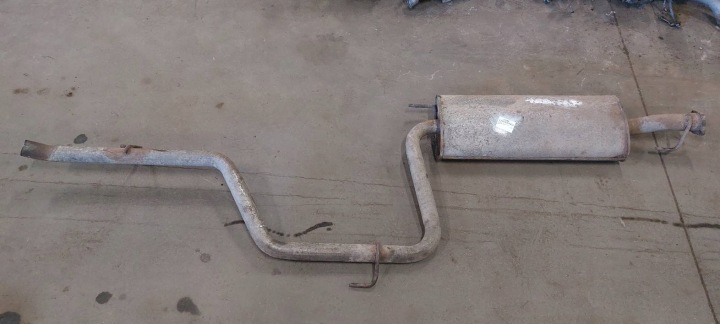 Marmitta sistema scarico completo auto usato KONCOWY MERCEDES VITO W638 2.3 D
