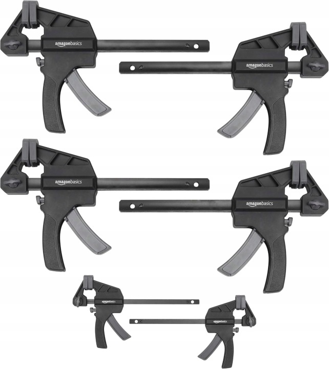 Amazon 6 kusů jednoručních svorek, 2 kusy 10,16 cm 4 kusy 15,24 cm