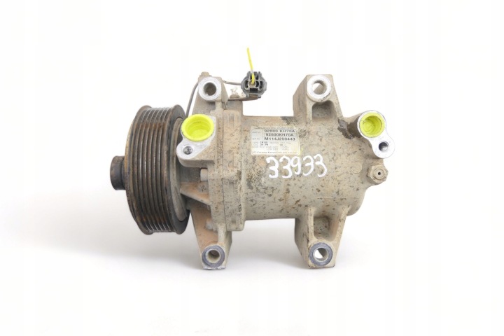 compressor of the air conditioning NISSAN NAVARA III D40 2.5 DCI 92600KH70A