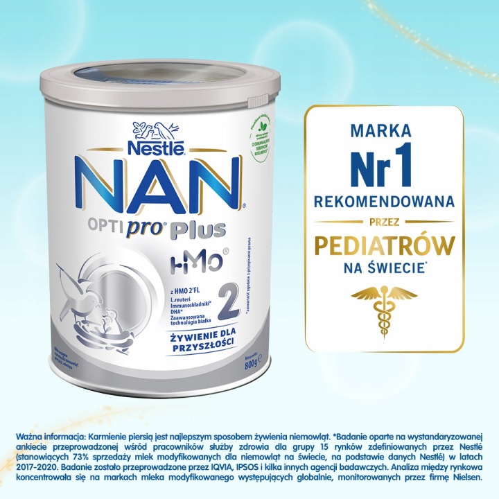 Молоко наступне NAN OPTIPRO Plus 2 5HMO для немовлят від 6 місяців 800 г — фото 4