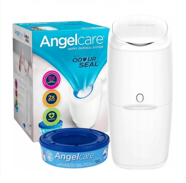 ANGELCARE контейнер кошик на використані брудне підгузки підгузки + 5 вкладишів — фото 12