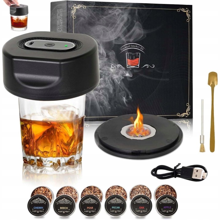 Sada Na Uzování Koktejlů Automatický Barový Smart Smoker S Nářadím