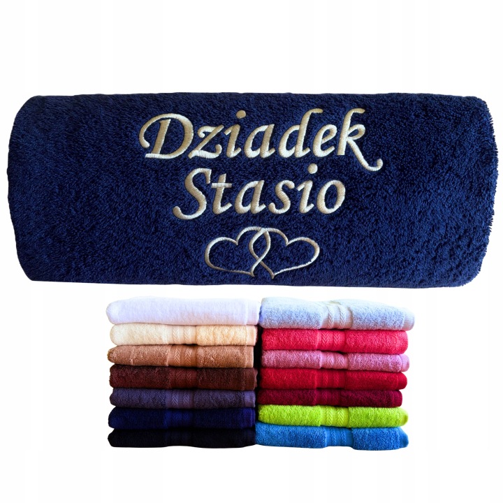 Personalizovaný dárek ke Dni babičky a dědečka pro prarodiče Velký Ručník
