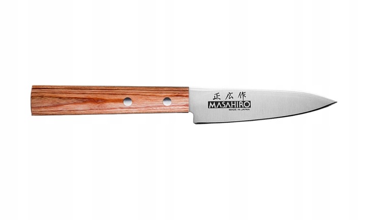 Japonský nůž na loupání Masahiro Sankei Paring 90 hnědý