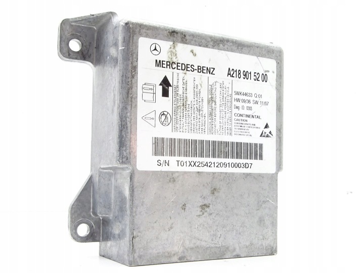 module SENSOR of the airbags POWIETRZNYCH airbag MERCEDES CLS W218 A2189015200