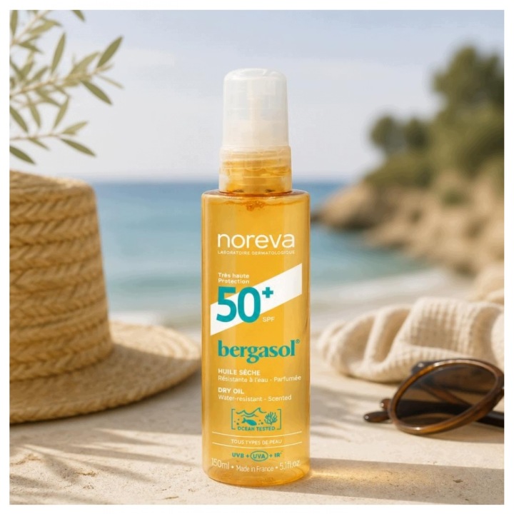 Noreva Bergasol Dry Oil SPF50+ 150 мл — фото 2