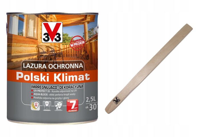 Lazura V33 Polský Klima 7 let 2,5L dárek