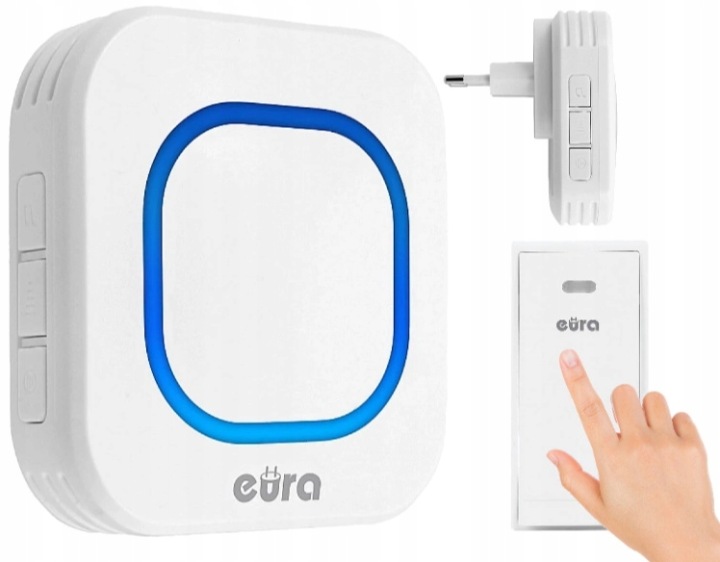 Bezdrátový zvonek Eura 100 m 85 dB
