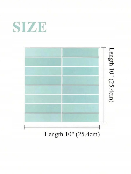 Shein Samolepící Samolepky Na Zeď 20-PACK Ziz S07__25,4 X25,4 CM