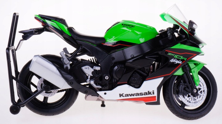Kawasaki Ніндзя ZX-10R модель в масштабі 1:12 WELLY мотоцикл — фото 12