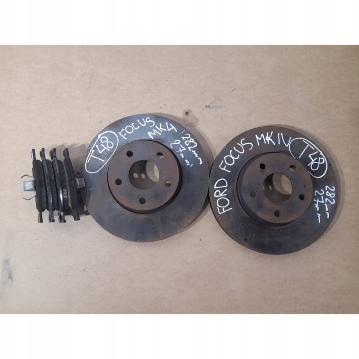 Ford Focus MK4 Disques Avant Disques 282 mm (T48)