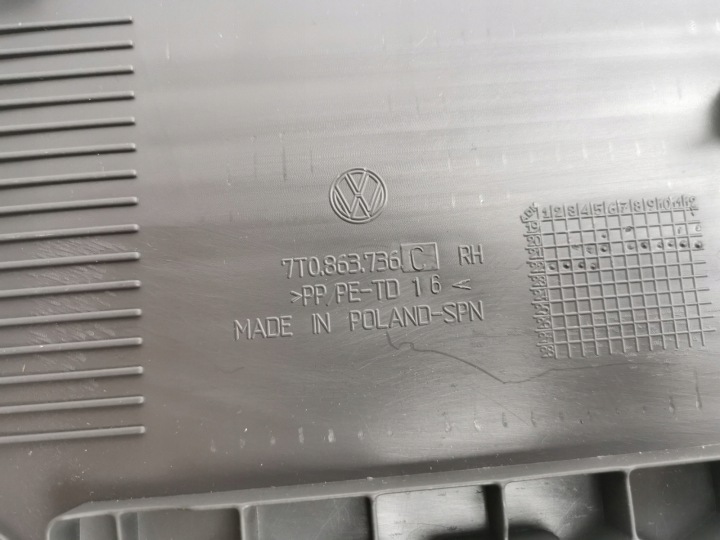 Passo de entrada VW Multivan T7 7T0863736C 7