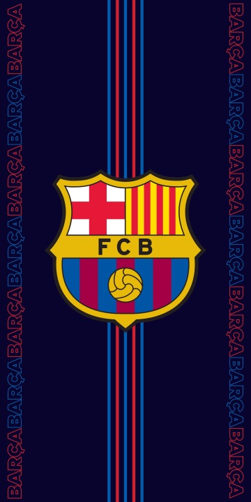 Рушник бавовняний FC BARCELONA 70x140 см FCB Barca
